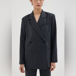 Anine Bing Charcoal Blazer